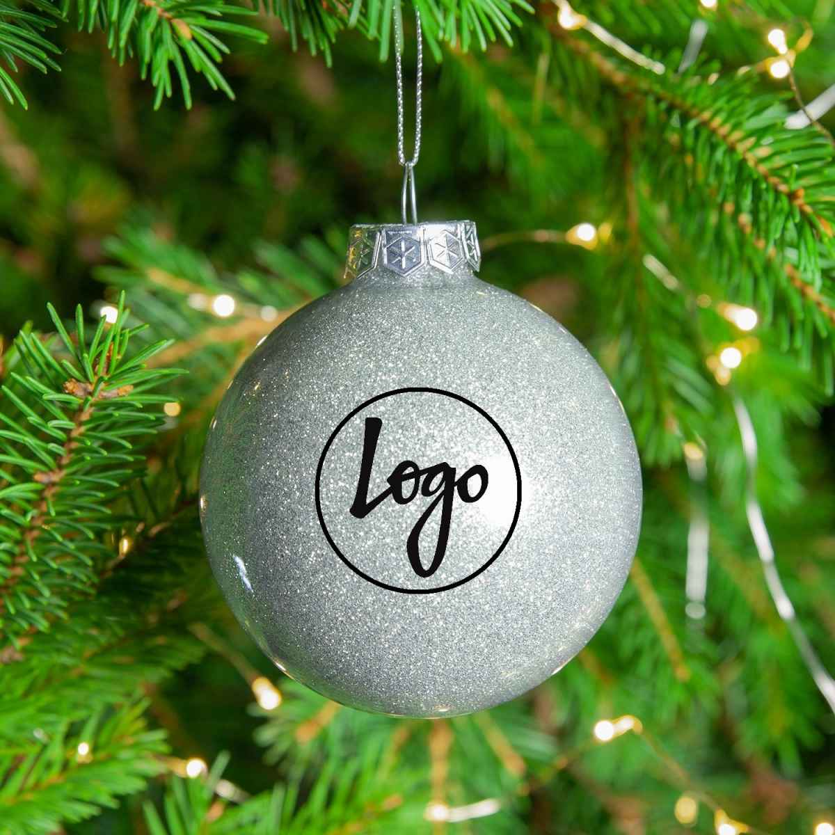 Елочные шары с логотипом