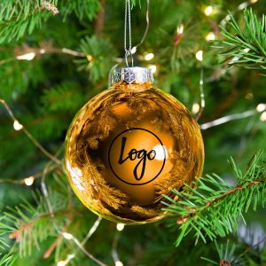 Елочные шары с логотипом